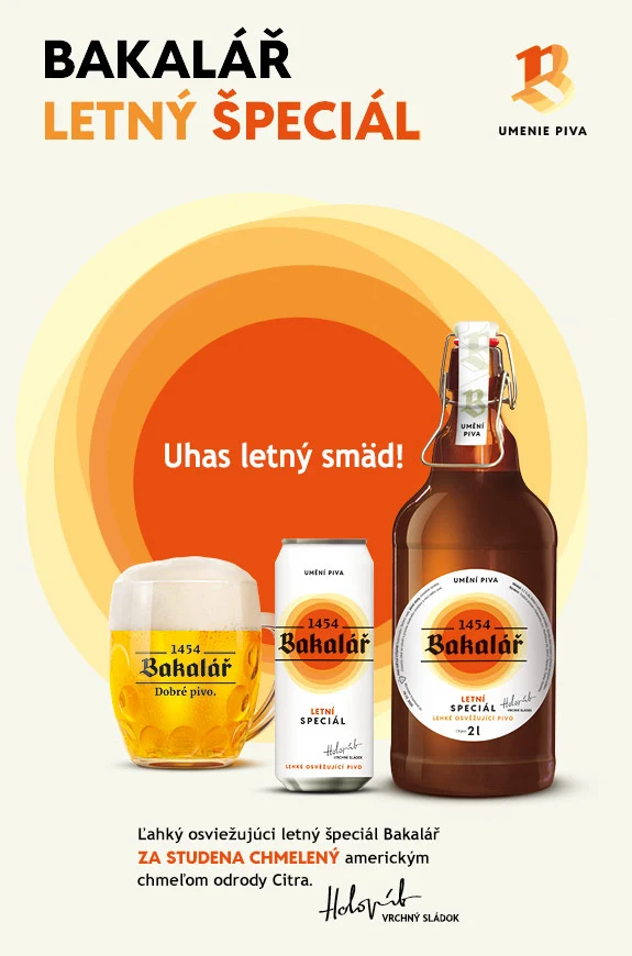 Osviežujúci letný špeciál Bakalář